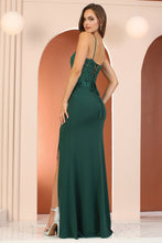 AD 3166 - Stretch Jersey Fit & Flare Prom Gown With Beaded Lace Embellished Bodice & Lace Up Corset Back PROM GOWN Adora   