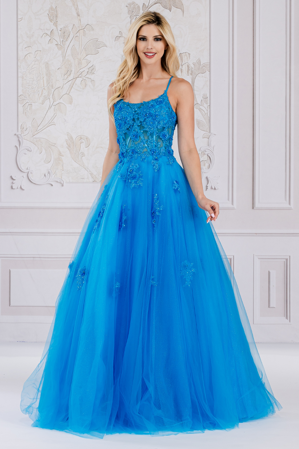 Amelia Couture 7035 Prom Dress - Turquoise | NewYorkDress Amelia Couture 7035 Prom Dress - Turquoise | NewYorkDress