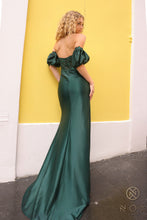 N T1329 - Strapless Fit & Flare Prom Gown With Beaded Embellished Sheer Boned Bodice & High Leg Slit PROM GOWN Nox   