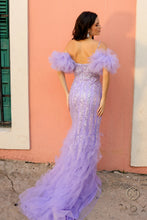 N Y1476 - Sequin Embellished Fit & Flare Prom Gown with Optional Puff Sleeves V-Neck & Tulle Embellished Skirt PROM GOWN Nox   