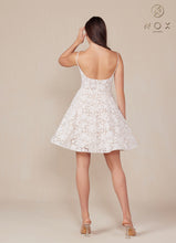 N E917W - Short White All Lace A-Line Homecoming Dress with Sweetheart Neck Homecoming Nox   