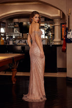 N C1850 - Off the Shoulder Fit & Flare Prom Gown with Sheer Beaded Boned Bodice & Leg Slit PROM GOWN Nox