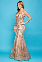 AD 3053 - Fit & Flare Prom Dress with Sequin Embellishments & Sheer Accented Boned Bodice PROM GOWN Adora   