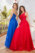 AD 3081 - A-Line One Shoulder Prom Gown With Beaded Lace Embellishment & Strappy Back PROM GOWN Adora   