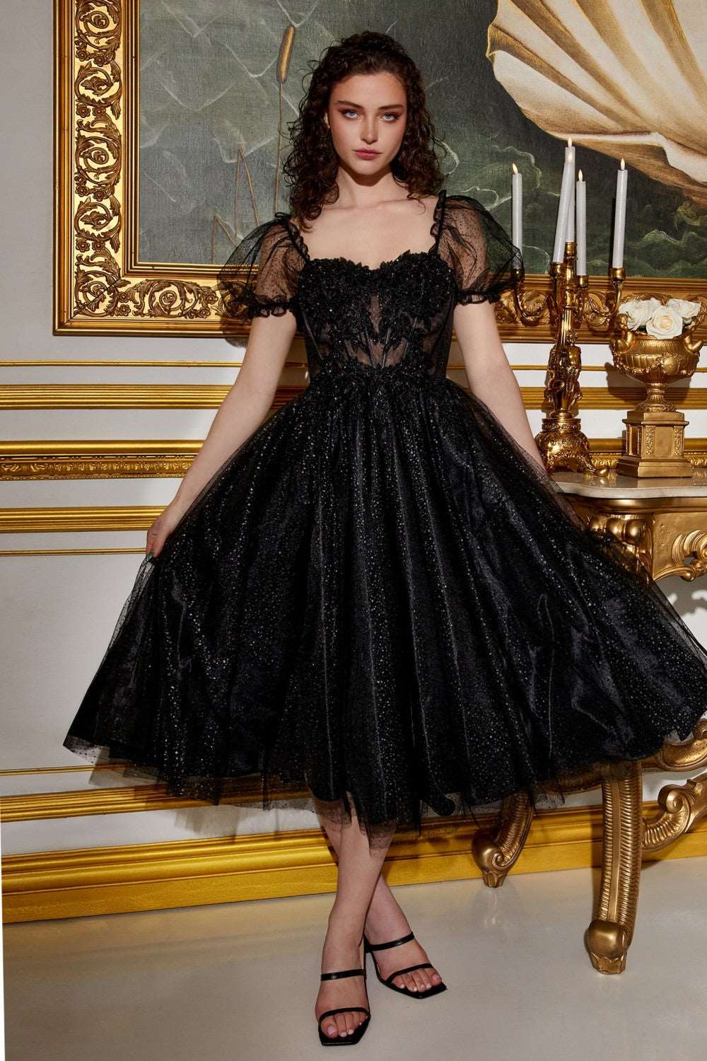 black tulle homecoming dress Black tulle high low prom dress , black lace homecoming dress