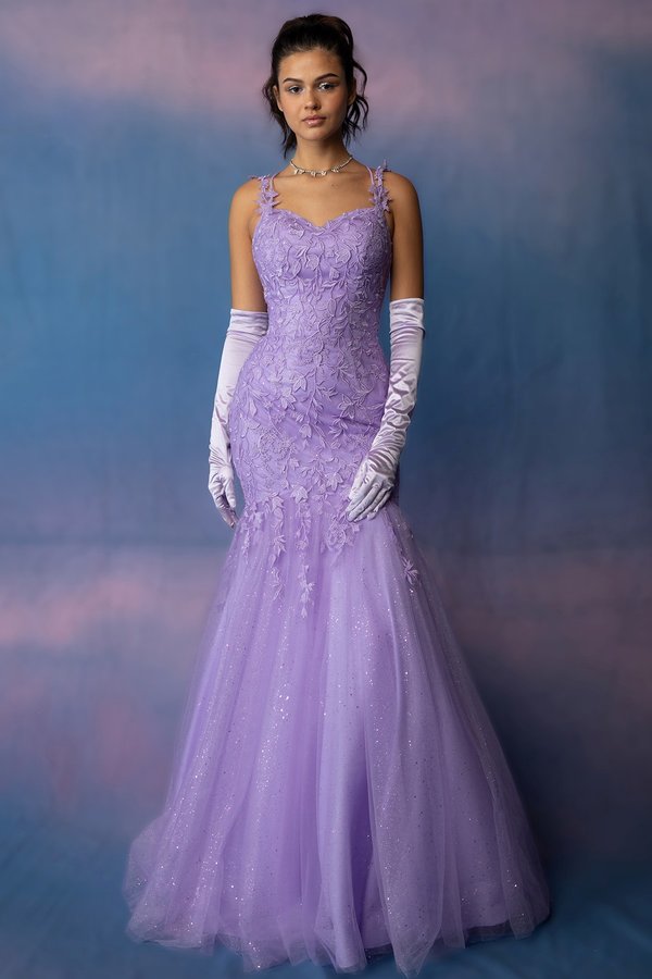 Purple Mermaid Wedding Dresses