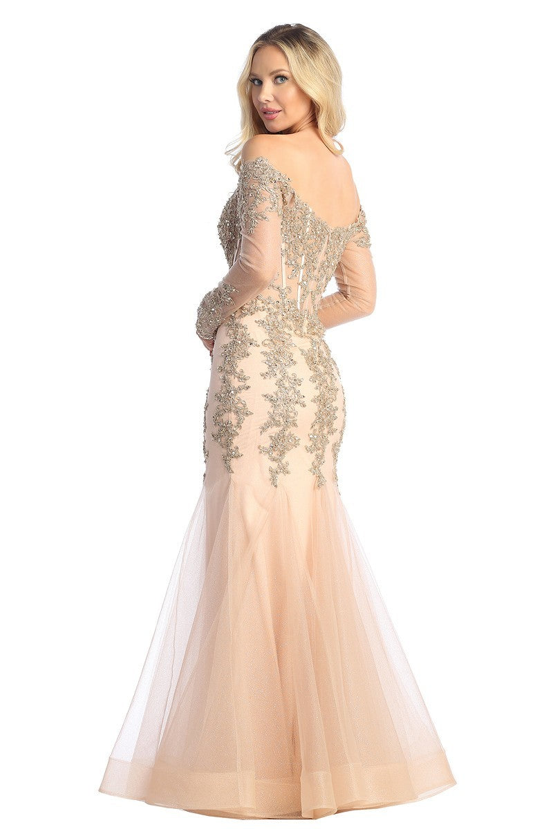 rose gold long sleeve mermaid dress Azazie Melani Ready to Ship Rose Gold Stretch Satin Bridesmaid Dresses